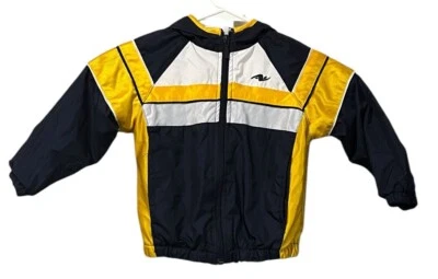 Chaqueta con Capucha Athletic Works Niños Cremallera Talla 3T Preppy Invierno Otoño Escuela Foto 1 de 4