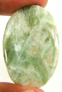 Piedra preciosa suelta de serafinita natural 57,55 quilates cabujón envoltura de alambre - 64913 - Imagen 1 de 5