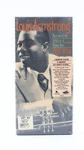 Louis Armstrong 4 CD Box Set Portrait of the Artist as a Young Man New - Foto 1 di 4