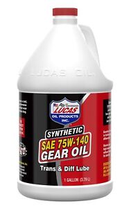 Lucas 10122 75/140 Synthetic Gear Oil - 1 Gallon