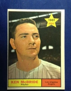 1961 #209 Ken McBride Angels Topps NR-MT Estate - Picture 1 of 2