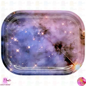 Bandeja Enrollable Metal 14x18cm Baratijas y Cristales Regalo Noche Estrella Cielo Nublado Oscuro - Imagen 1 de 4