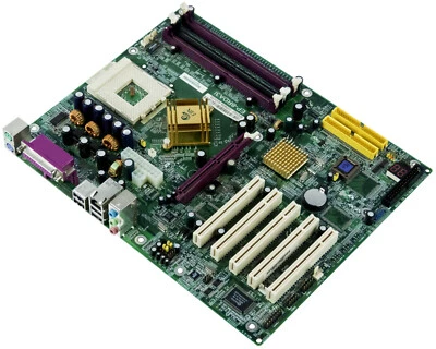 Mainboard EPoX EP-8RDA3I Socket 462 3X DDR AGP 5X PCI ATX - Image 1 of 2