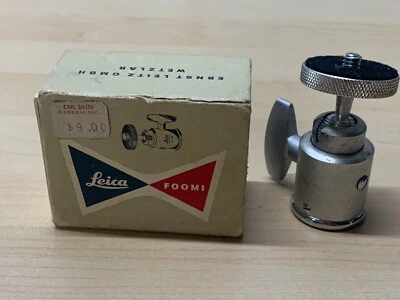 VINTAGE LEITZ LEICA TRIPOD BALL HEAD 14105 FOOMI MINI SIZE (Z75) - Image 1 of 3