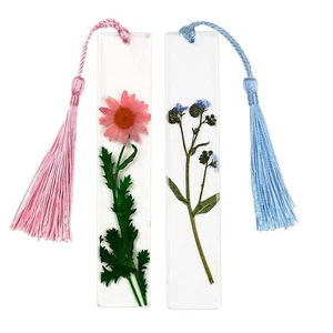 Pressed Flower Bookmark Resin Floral | Handmade | with Dried Flowers | Artsy ... - Picture 1 of 7