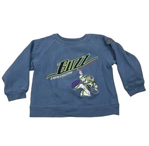 Vintage Disney Pixar Toy Story Movie Sweatshirt Youth Boys Buzz Lightyear Sz 4/5 - Picture 1 of 6