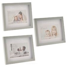 Baby Photo Frame Grey and White 6" x 4" - Choose Design