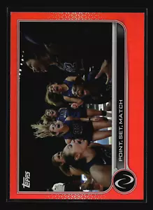 2023 TOPPS ATHLETES UNLIMITED #191 POINT, SET, MATCH - RARE PARALLEL NGWSD /22 - Picture 1 of 2