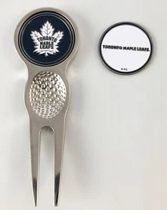 Herramienta de reparación de golf Divot NHL + Herramienta de plata hojas de arce Toronto Ballmark - Imagen 1 de 2