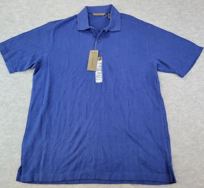 Camisa Axist Azul Polo Golf Manga Corta Abotonada Mezcla de Algodón Para Hombre’s M Nueva Con Etiquetas Foto 1 de 4
