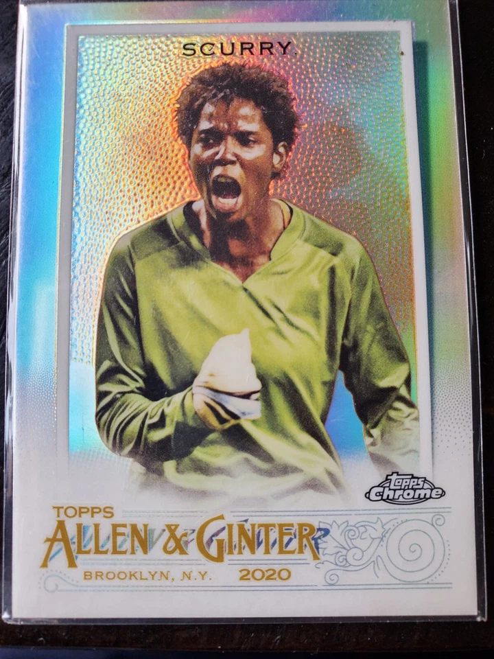 Briana Scurry 2020 Topps Chrome Allen & Ginter 166 Refractor SP Soccer MINT - Image 1 of 2