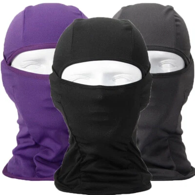Tactical Sport Balaclava UV Protection Breathable Face Mask Skull Cap Neck Scarf - Image 1 of 4