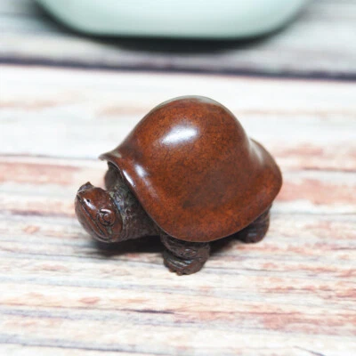 Exquisite Turtle Copper Tea Pet Creative Fortune Tea Play Collection Art Gifts - Image 1 of 4