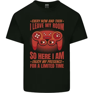 Every Now & Then I Leave My Room Gamer Kinder T-Shirt Kinder - Bild 1 von 67