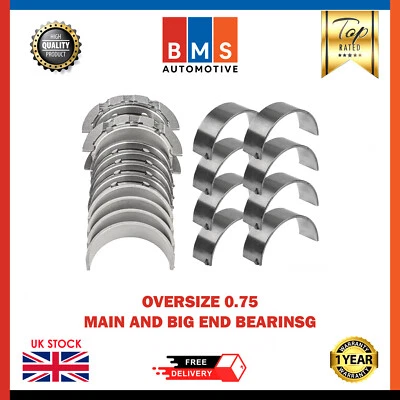 BMW X SERIES N47D20 2.0L DIESEL N47 MAIN AND BIG END BEARINGS SET 0.75 3 COUPE - Image 1 of 4