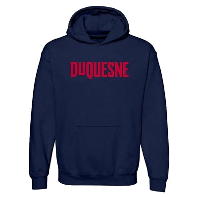 Duquesne Dukes Basic Block Hoodie - Navy - Image 1 of 4
