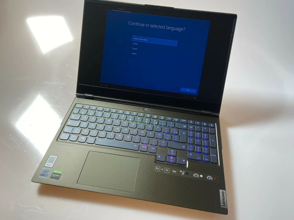 Lenovo Legion C7 15IMH05 Core i7 10875H 32GB RAM 1TB SSD Geforce RTX 2070 Gaming - Imagen 1 de 4