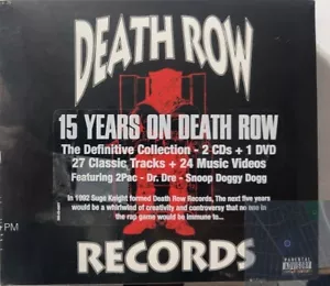 Mega CD y DVD raros Ya no hechos 15 años corredor de la muerte 24 videos Dr Dre 2Pac 2006 - Imagen 1 de 2