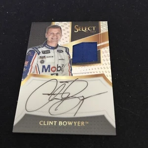 2017 Select Racing Clint Bowyer Silver Prizm Firesuit Auto Autograph #SS-BO - Picture 1 of 2