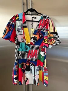 NWT COLORFUL MINI DRESS - Picture 1 of 10