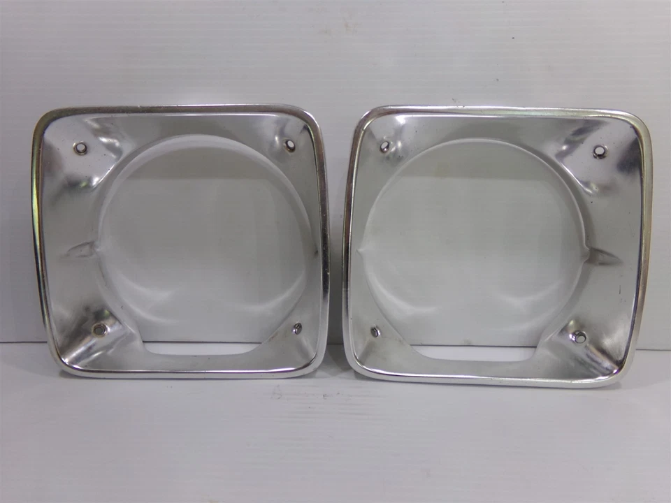 1976 76 1977 77 Plymouth Volare Head Light Bezels OEM Dodge Aspen Pair - Image 1 of 4