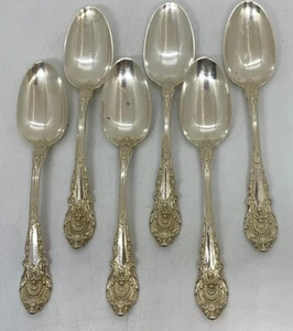 Wallace Sir Christopher Sterling Tea Spoon 6 inch set of 6 - Picture 1 of 11