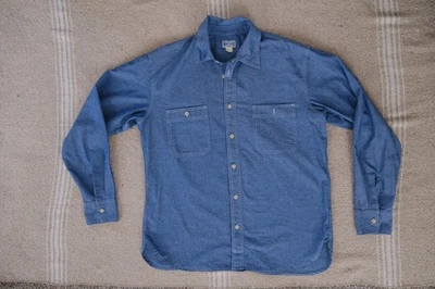 Bronson Blue Chambray Work Shirt Non Stock Mfg. Co. XL - Image 1 of 4