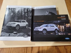 2014 FORD EXPLORER  OWNERS MANUAL & CASE (QUICK REF & DRV SUPPL) - Bild 1 von 8
