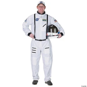 ADULT ASTRONAUT SUIT WHITE LARGE - Picture 1 of 1