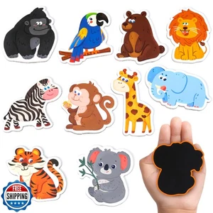 JoyCat Kühlschrankmagnete aus Holz für Kleinkinder - 10 süße Zootiere - durchgehender Rücken M - Bild 1 von 5