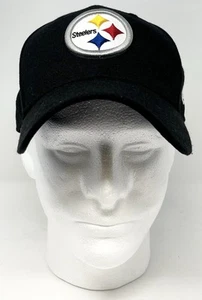 New Era 9Forty Pittsburgh Steelers NFL Logo Cap Adult Adjustable Black Hat - Picture 1 of 8