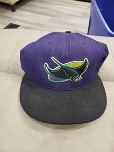 Tampa Bay Devil Rays Vintage New Era 59FIFTY Diamond Fitted Cap Hat - Size 7 1/4 - Picture 1 of 7