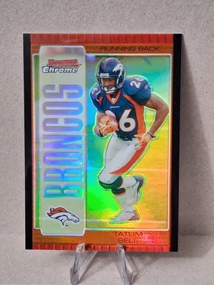 2005 Bowman Chrome Tatum Bell #103 Bronze Refractor /150 Denver Broncos - Image 1 of 2