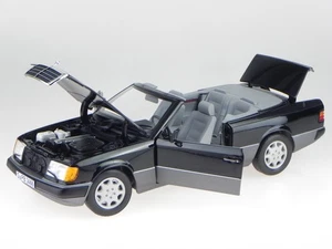 Mercedes A124 300 CE-24 Convertible 90 black modelcar 183566 Norev 1:18 - Picture 1 of 7