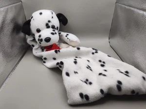 Vintage Dakin Dalmatian Lovey With Satin Trim Security Blanket B9 - Picture 1 of 2