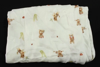 Manta de muselina orgánica para bebé Paws & Tots EH6 Yorkie talla única nueva con etiquetas Foto 1 de 4