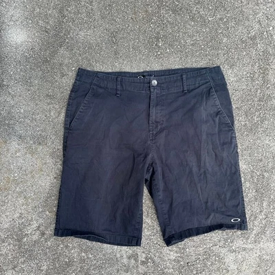 Pantalones Cortos Oakley Para Hombre Calce Regular Frente Plano Negros Talla 34 Foto 1 de 4