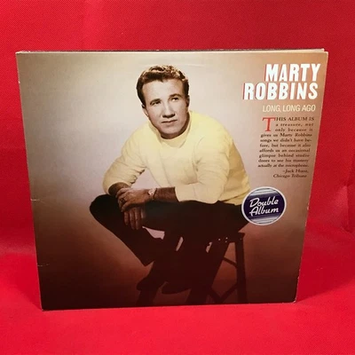 MARTY ROBBINS Long, Long Ago 1984 UK double vinyl LP Ghost Riders In The Sky - Image 1 of 4