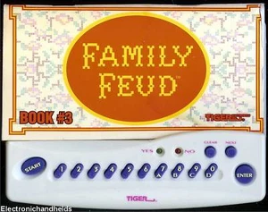 TIGER ELECTRONIC FAMIY FEUD BOOK #3 HANDHELD MINI GAME FOR SYSTEM TV SHOW GAME - Picture 1 of 1