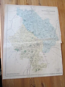 1903 Huntingdonshire Kelly's Map 42.5 x 33.5 cm approx - Picture 1 of 5