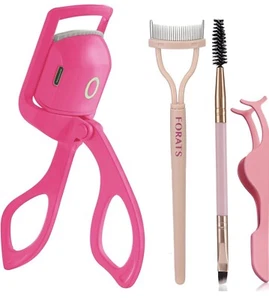 Heated Electric Lash Curler Lash Enhancer Longer Lashes Rechargeable Cute LoveUS - Picture 1 of 7