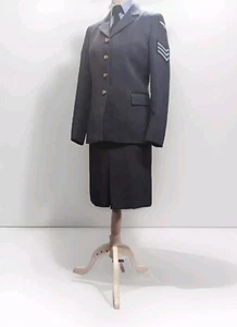 UK 10 RAF No1 Service Dress Uniform Sergeant Jacket (92S) & 80cm Skirt Sgt WRAF - Picture 1 of 18