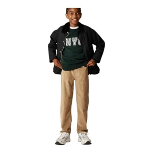 J Crew Kids' classic-fit stretch corduroy pant Boys 10 Tan - Picture 1 of 6