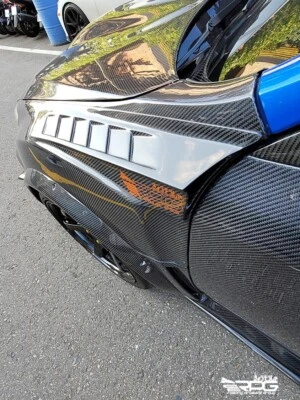 RPG Carbon Front Fender Aero Wing for 08-14 Subaru Impreza WRX STi GR GV S206 - Image 1 of 4