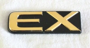1990 - 1993 HONDA ACCORD "EX" 24K GOLD PLATED REAR EMBLEM - 75731-SM4-900 - Picture 1 of 2