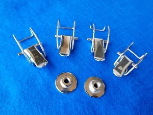 Chrome Original Equipment 86-93 Mustang Air Filter Housing Clip + Nut SET, 5.0 - Bild 1 von 1