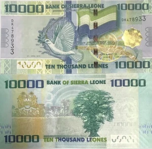 Sierra Leone 10000 Leones 2010 P 33 a UNC - Picture 1 of 1