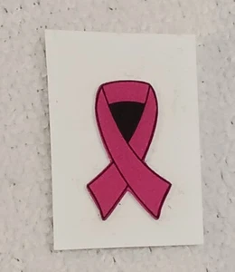 Pink ribbon decal for rear of helmet mini size football helmet 7/8in tall - Picture 1 of 1