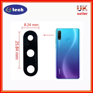 Für Huawei P30 Lite Ersatz Rückseite Rückseite Glas Kamera Objektiv mit Kleber UK - Bild 1 von 1