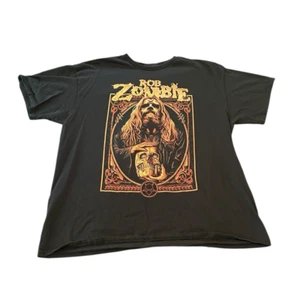 Rob Zombie 2020 T Shirt Mens XL Black Warlock Graphic Short Sleeve Band Tee - Picture 1 of 11